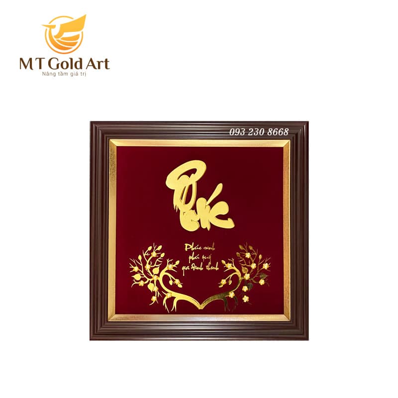 Quà tết cha mẹ ý nghĩa thiết thực nhất- tranh chữ phúc