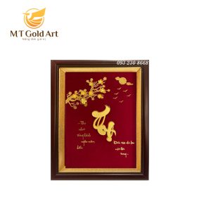 Tranh chữ Thọ( 27x34)