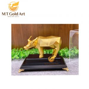 Tượng trâu dát vàng 24k - Qùa tặng sang trọng, đẳng cấp