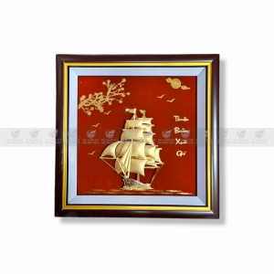Tranh thuyền thuận buồm xuôi gió (25x32cm)