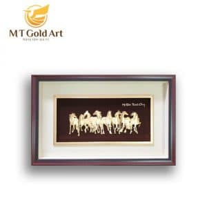 Tranh mã đáo thành công-Tranh bát mã (60×86)