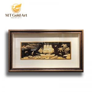Tranh thuyền thuận buồm xuôi gió (65x95cm)