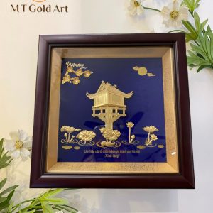 Tranh chùa một cột (20x20cm)