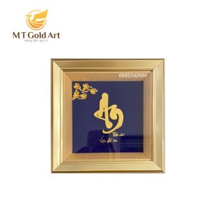 Tranh chữ An ( 20x20cm)