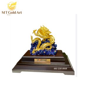 Tượng rồng dát vàng 24K